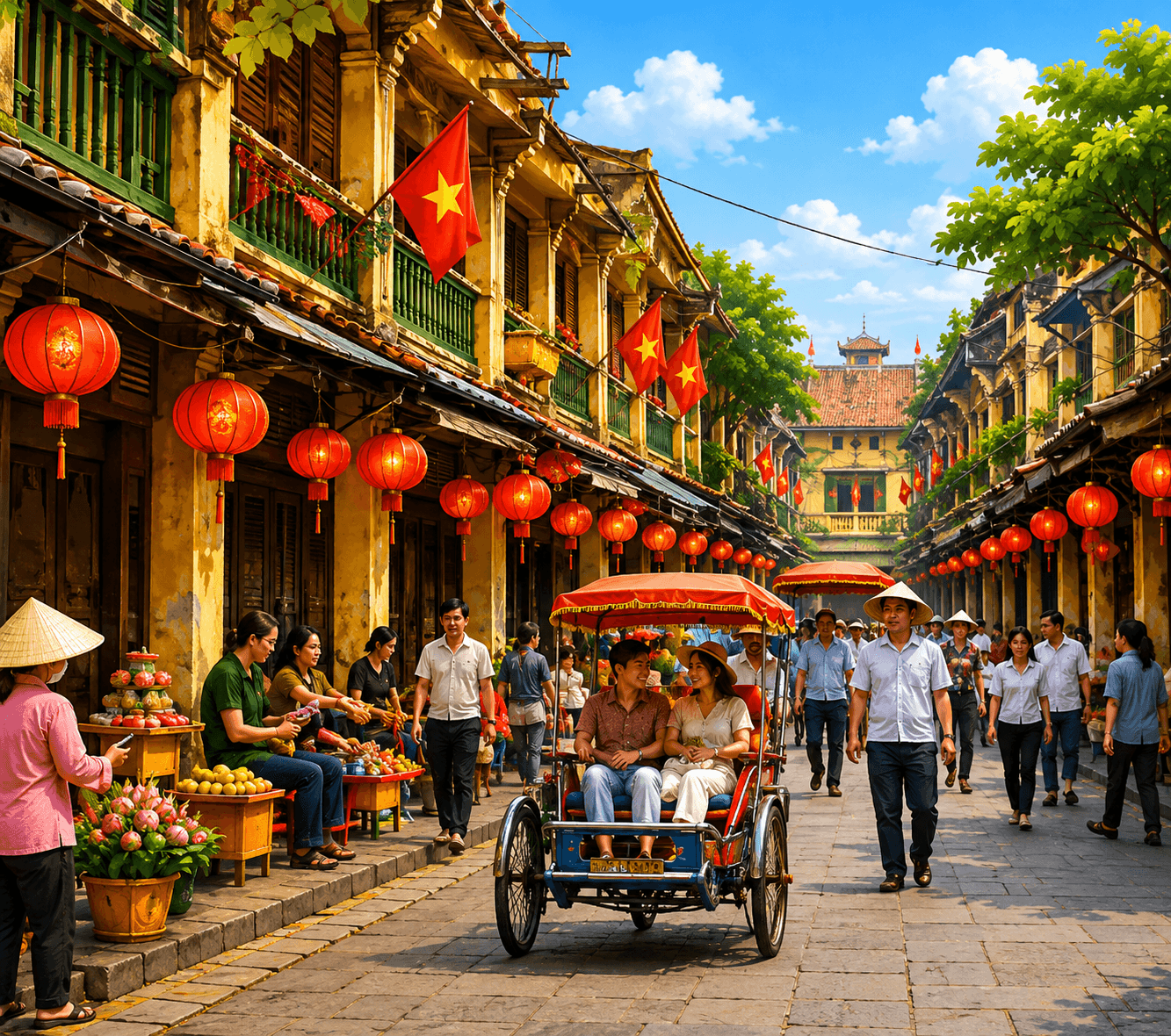 Nhịp sống văn hóa đặc trưng của người dân phố cổ